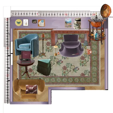 Library Interior Design Mood Board by dl2407