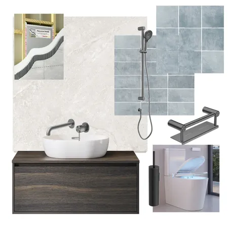 Belinda's Bathroom Interior Design Mood Board by Amber Eastern Suburbs