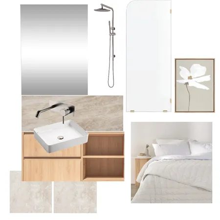 Guest ensuite Interior Design Mood Board by ChloeO