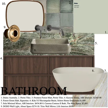 Bathroom Interior Design Mood Board by lidiyabilek