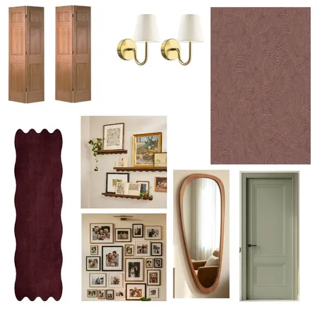 Mom's Hallway Interior Design Mood Board by BJSchmid11