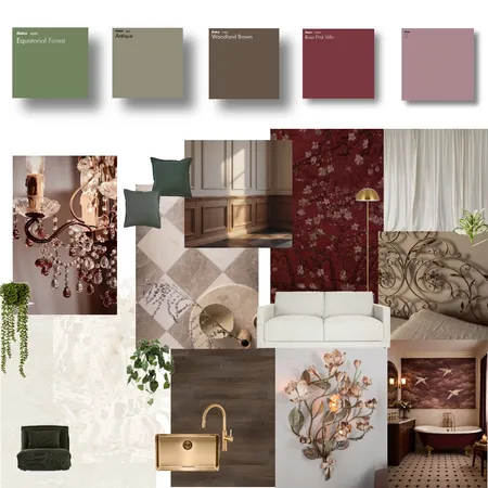 Bedroom 1 Interior Design Mood Board by Sabeeha_Imaan