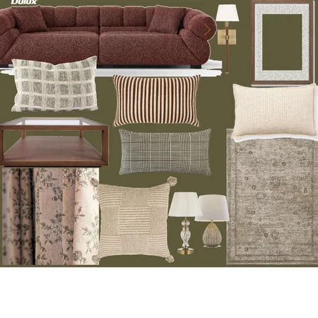 Lounge olive Interior Design Mood Board by aliya