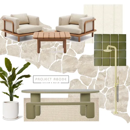 Coastal Calm Outdoor Living Interior Design Mood Board by Project Abode