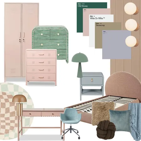 Habitacion Preadolescente Interior Design Mood Board by Miel