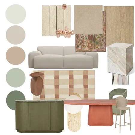 Terrace Concept Option 2- softer palette Interior Design Mood Board by MichelleGulliver