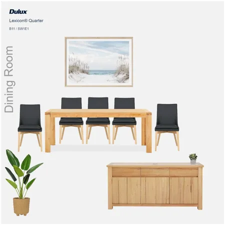 Dining Room Interior Design Mood Board by JenniferMichelle