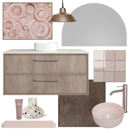 Hot Chocolate | Taro with Melody Mirror Interior Design Mood Board by Timberline