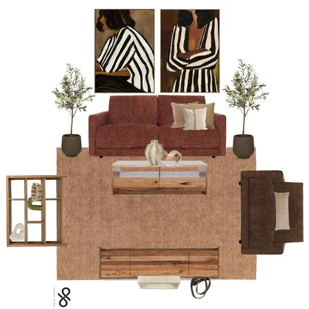 Warm & Cosy Lounge Room Interior Design Mood Board by alex.semola@hotmail.com