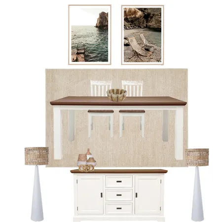 Soft Beach Vibe Interior Design Mood Board by alex.semola@hotmail.com