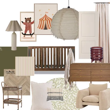 baby boy room Interior Design Mood Board by georgiainteriors