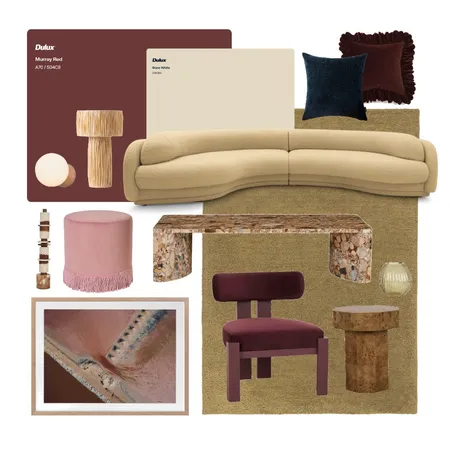 Dulux Treasure Moodboard Interior Design Mood Board by Genevieve Erougian