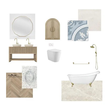 Coastal Bath Moodboard Interior Design Mood Board by kenzie.carter6