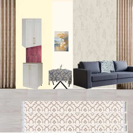 зал гост бак26 Interior Design Mood Board by Ева