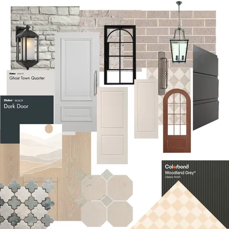 From entrance Interior Design Mood Board by qiqihomes