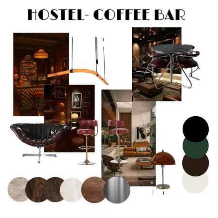 hostel Interior Design Mood Board by stellaps