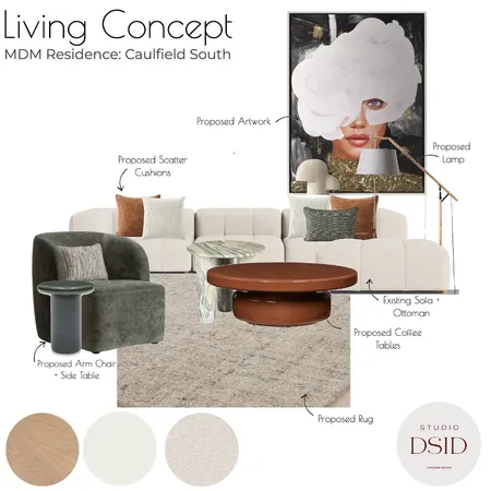 MDM Residence Interior Design Mood Board by DSID