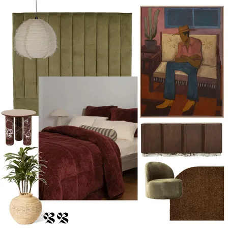 Moody Interior Design Mood Board by Plants By Bela