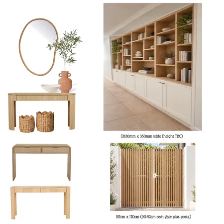 68 Foss St Bicton Hallway Moodboard Interior Design Mood Board by Amanda Lee Interiors