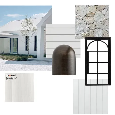 White Facade Interior Design Mood Board by wrightdesignstudio