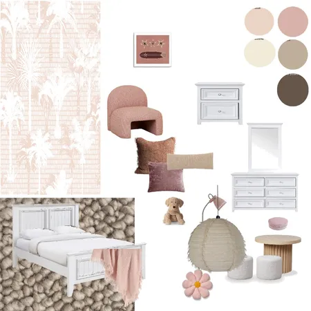 moodboard habitacion nena Interior Design Mood Board by ponzogabriela
