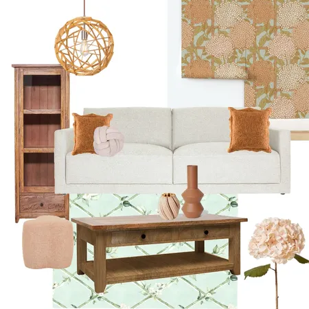 Hydrangea Cottage Interior Design Mood Board by latheandquill