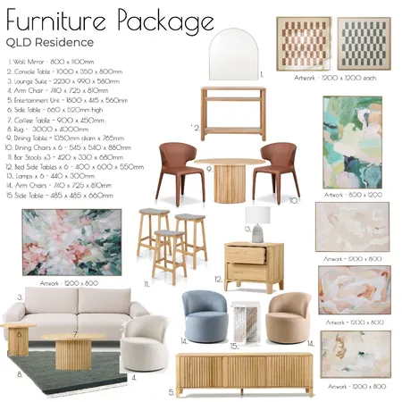 MDM Residence Interior Design Mood Board by DSID