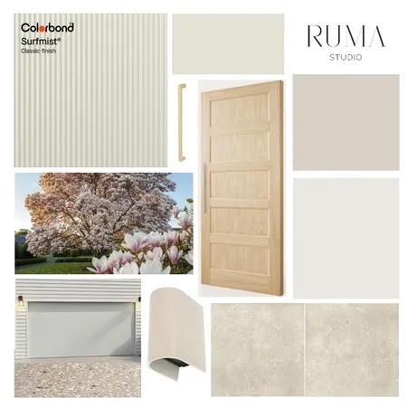 Law Residence - Facade Interior Design Mood Board by Ruma Studio