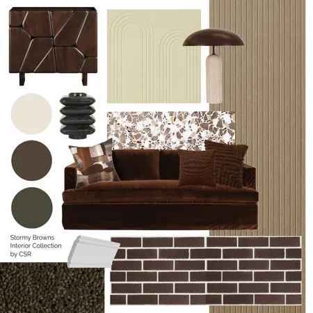 Stormy Browns Interior Collection Interior Design Mood Board by CSR Limited