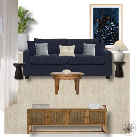 Living Area - Nelson Bay Escape -Boutique Accommodation Interior Design Mood Board by Michelle Canny Interiors