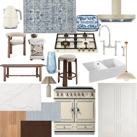 kitchen and lounge Interior Design Mood Board by saffron
