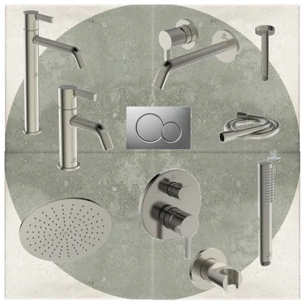 A' ΛΥΣΗ BRUSHED ΜΕ ΧΑΜΗΛΗ ΝΙΠΤΗΡΟΣ Interior Design Mood Board by alex hrl
