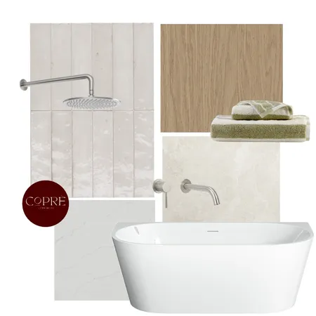 Mama Abode's Bathroom Interior Design Mood Board by COPRÈ INTERIORS