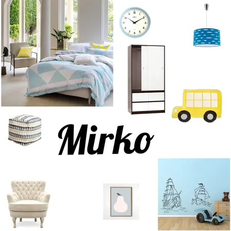 Стаята на Мирко Interior Design Mood Board by Deyana on Style Sourcebook