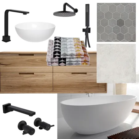 Bathroom 1 Interior Design Mood Board by Philippa on Style Sourcebook