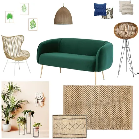 לוח השראה בסימן התחדשות וחיבור לטבע Interior Design Mood Board by netanevohorovitz on Style Sourcebook