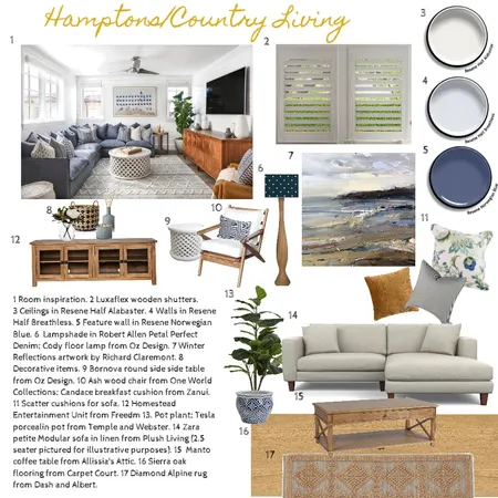 Living area Interior Design Mood Board by Lisshayes on Style Sourcebook