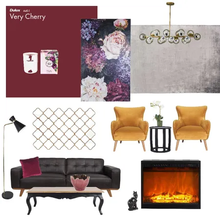 Bold glam Interior Design Mood Board by Ajtwalton on Style Sourcebook