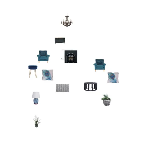 Peacock Interior Design Mood Board by Eliza on Style Sourcebook