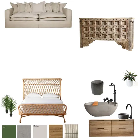 לוח השראה מלון בוטיק "פוגל" Interior Design Mood Board by INBAL on Style Sourcebook