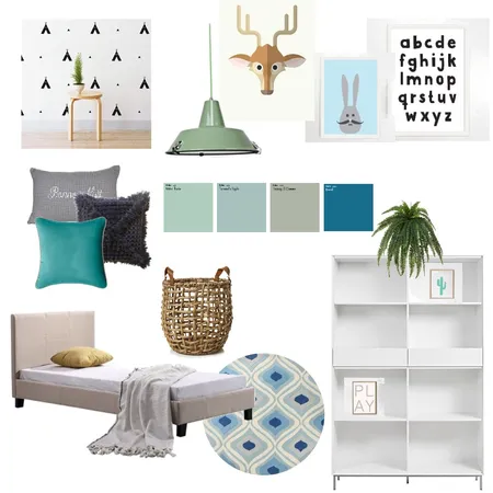 לוח השראה לחדר ילדים Interior Design Mood Board by jeny136 on Style Sourcebook