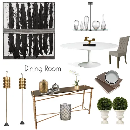 Dining Room Interior Design Mood Board by MCINTERIORS on Style Sourcebook