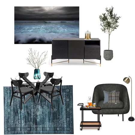 Moody and masculine art lovers Interior Design Mood Board by Simplestyling on Style Sourcebook