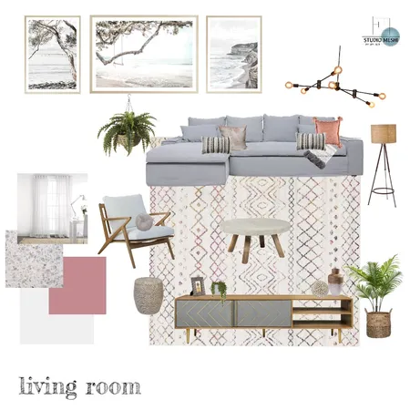 חלל מגורים Interior Design Mood Board by Meshicn on Style Sourcebook