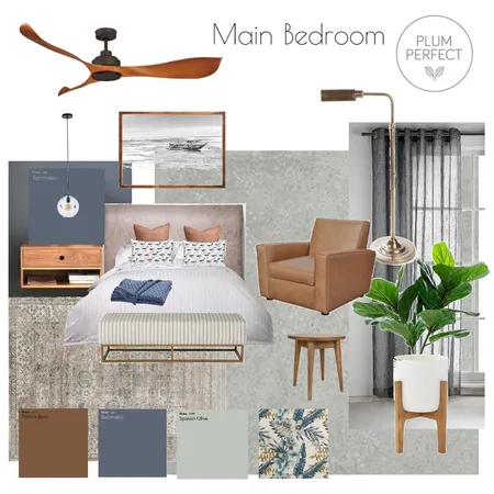 Main Bedroom Interior Design Mood Board by plumperfectinteriors on Style Sourcebook