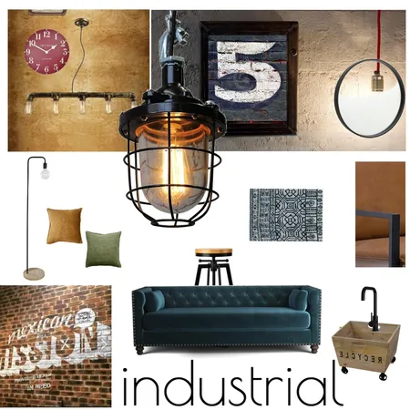 living industrial 2 Interior Design Mood Board by sunnygrewal on Style Sourcebook