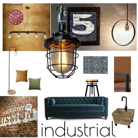 living industrial 2 Interior Design Mood Board by sunnygrewal on Style Sourcebook