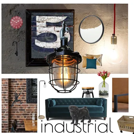 living industrial final Interior Design Mood Board by sunnygrewal on Style Sourcebook