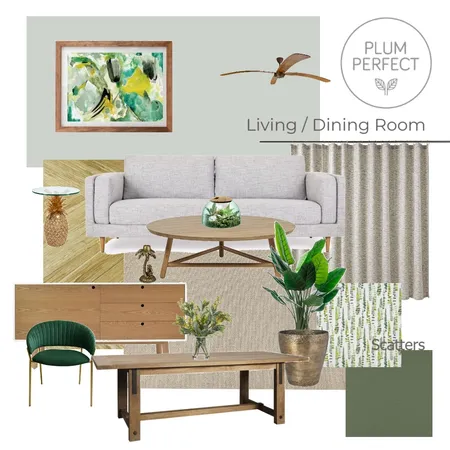 Assignment 9 - Living / Dining  Room Interior Design Mood Board by plumperfectinteriors on Style Sourcebook