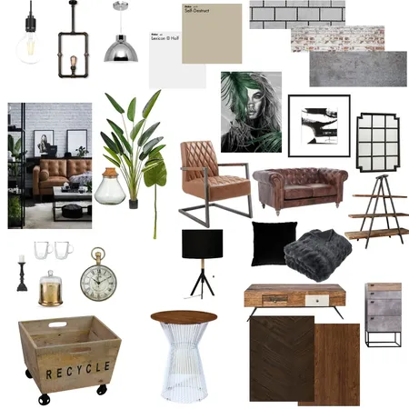 Industrial Interior Design Mood Board by Claudia Jane Brown on Style Sourcebook